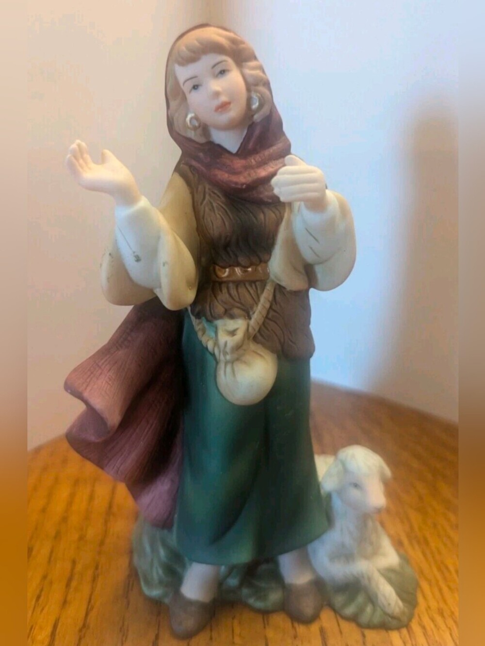 Thomas Kinkade Nativity Collection TENDING THE FLOCK Nativity Piece